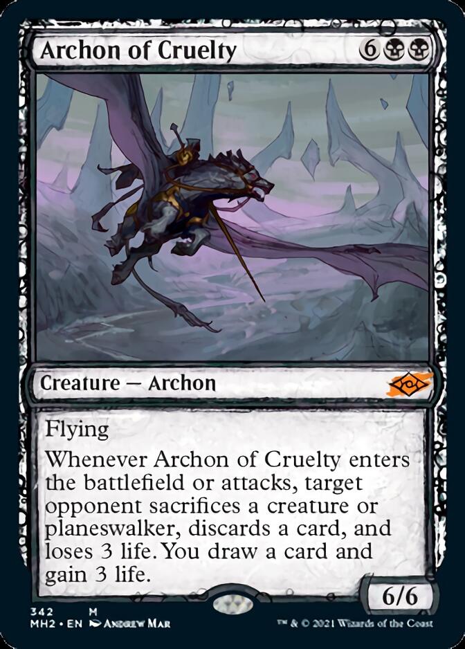 Archon of Cruelty (Sketch) - Español [Modern Horizons 2]