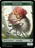 Saproling // Dragon (0021) Double-Sided Token [Commander Masters Tokens]