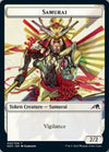 Samurai // Tamiyo's Notebook Double-Sided Token [Kamigawa: Neon Dynasty Tokens]