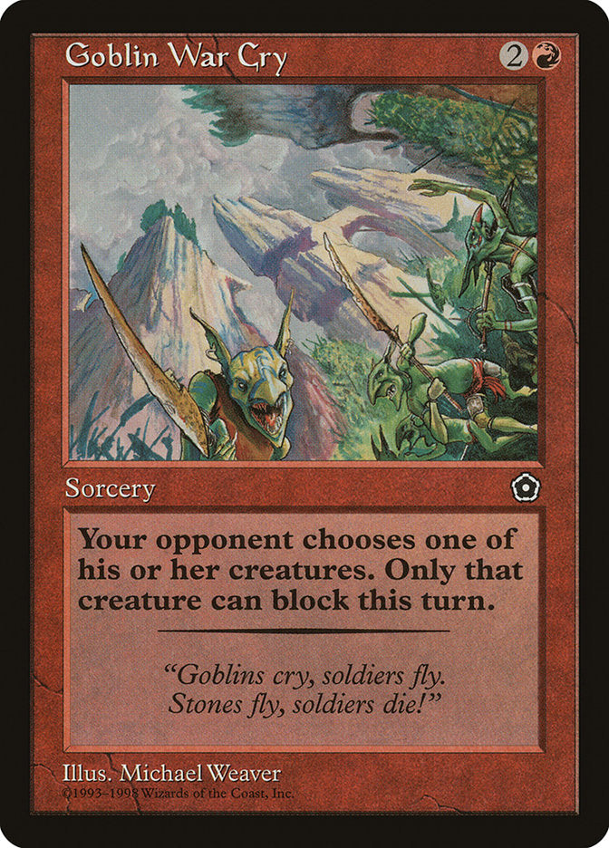 Goblin War Cry [Portal Second Age] 