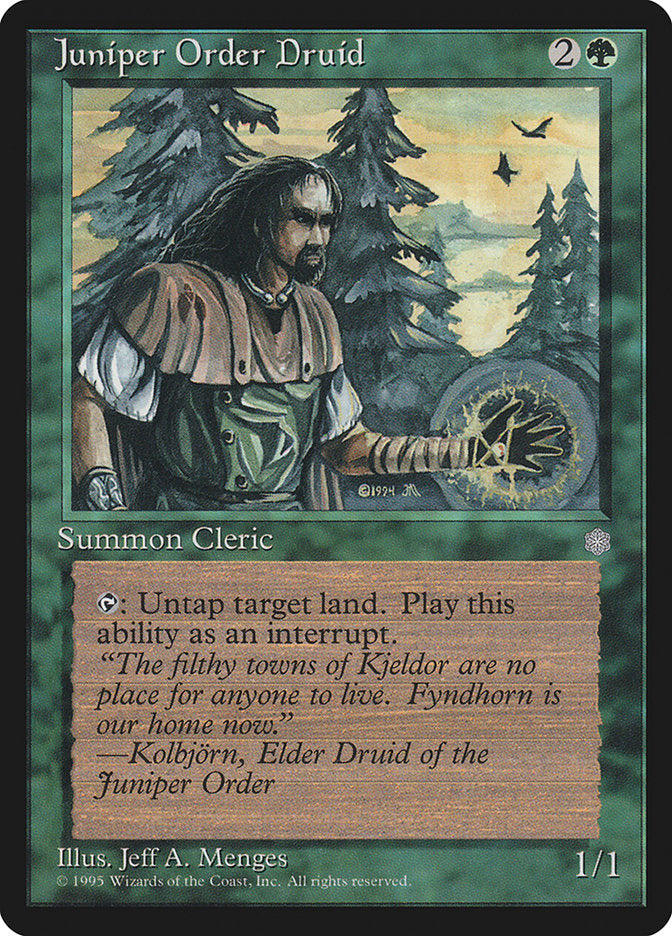 Juniper Order Druid [Ice Age] 