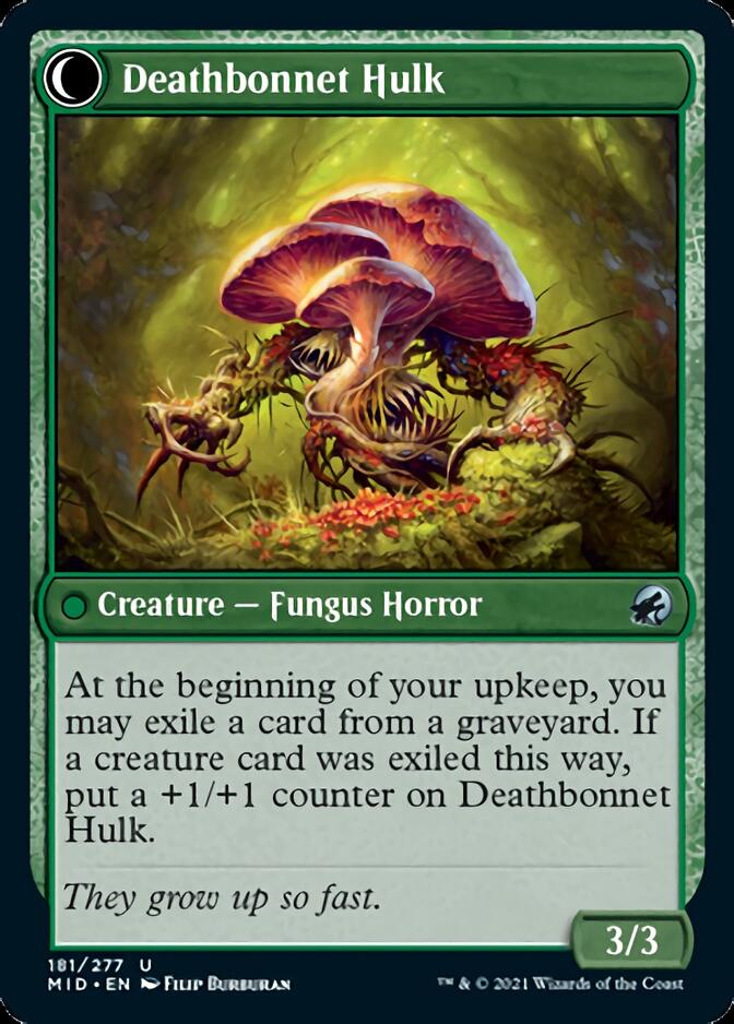 Deathbonnet Sprout // Deathbonnet Hulk [Innistrad: Midnight Hunt] 