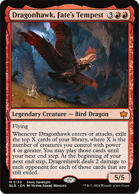 Dragonhawk, Fate's Tempest [Bloomburrow] - Español