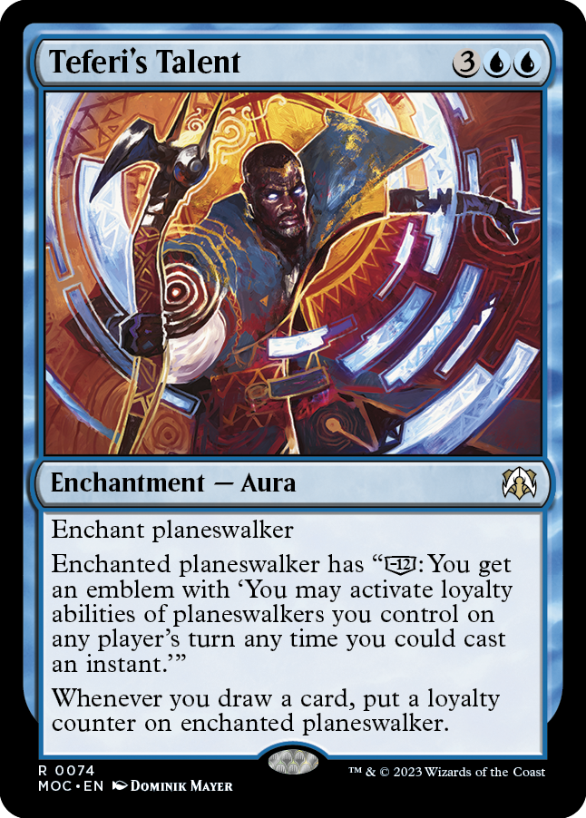 Teferi's Talent [March of the Machine Commander] - Español