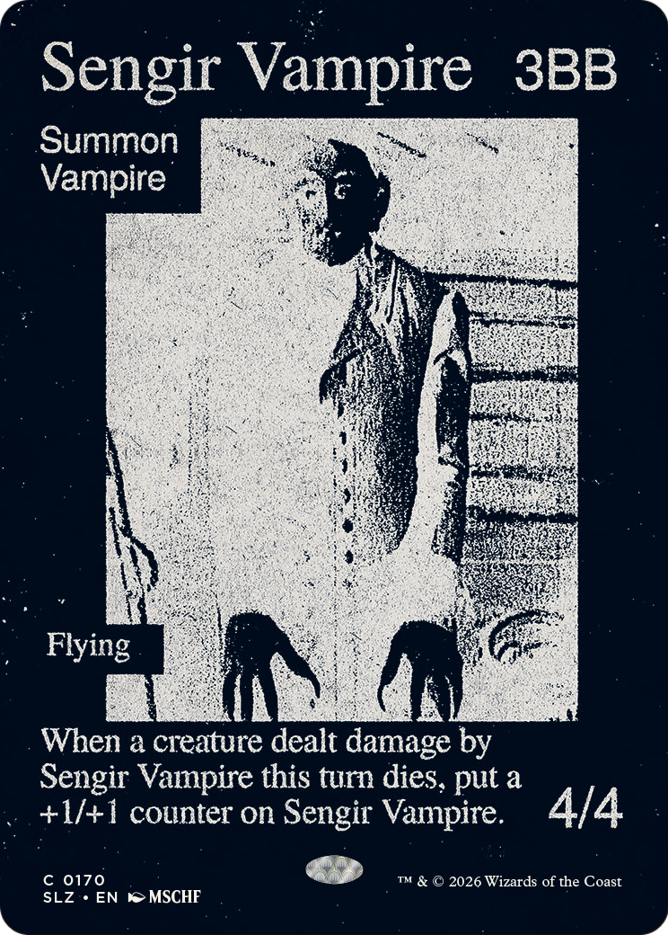 Sengir Vampire (0170) [Secret Lair x MSCHF: The Zeta Set]