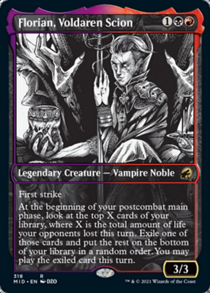 Florian, Voldaren Scion (Showcase Eternal Night) [Innistrad: Midnight Hunt] 