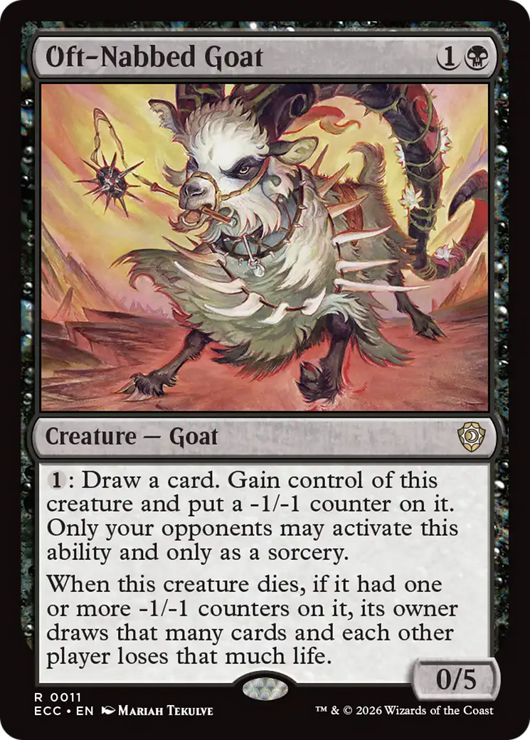 Oft-Nabbed Goat [Lorwyn Eclipsed Commander]
