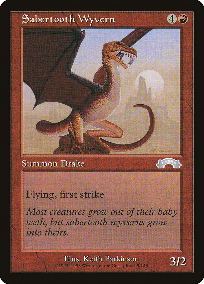 Sabertooth Wyvern [Exodus] 