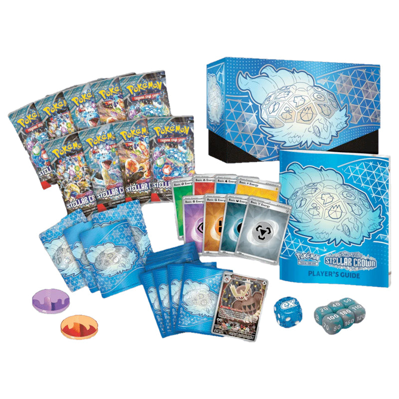 Pokémon – Scarlet & Violet Stellar Crown – Elite Trainer Box – Inglés