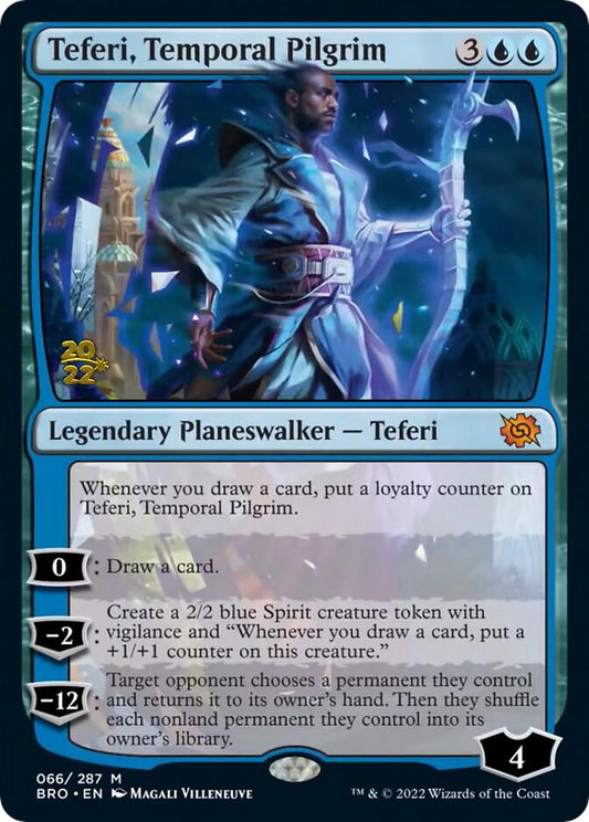 Teferi, Temporal Pilgrim [The Brothers' War Prerelease Promos] 