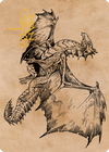Ancient Bronze Dragon Art Card (58) (Gold-Stamped Signature) [Commander Legends: Battle for Baldur's Gate Art Series]