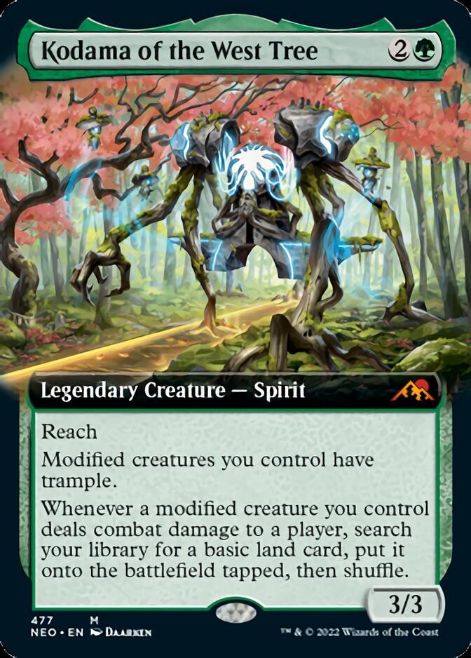Kodama of the West Tree (Extended Art) [Kamigawa: Neon Dynasty] 