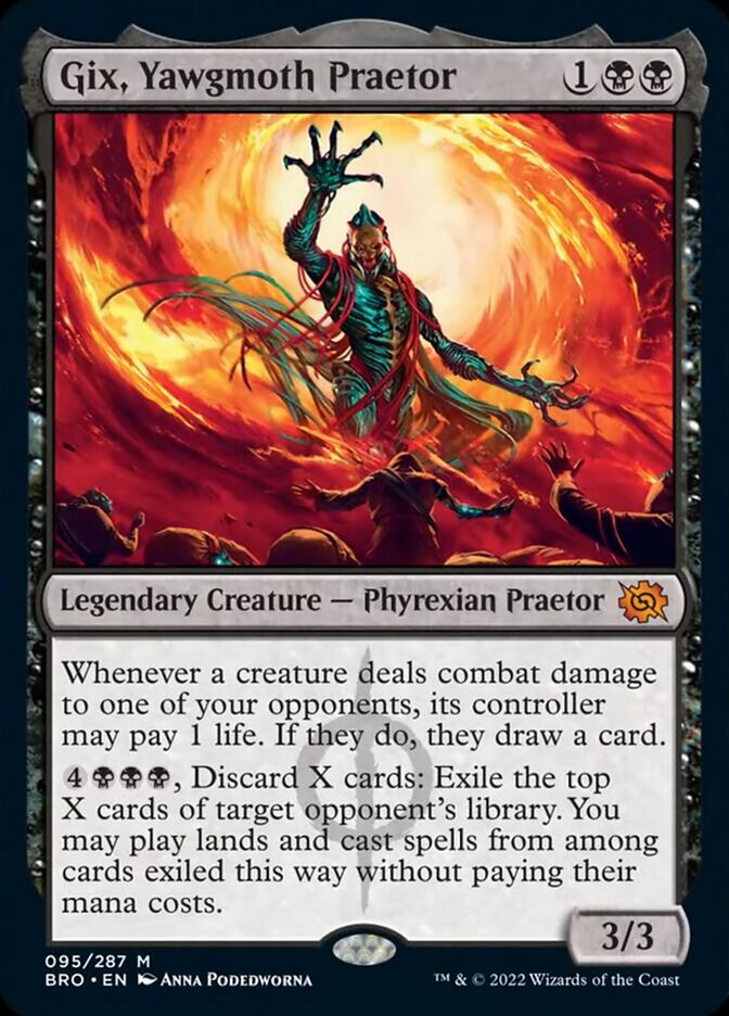 Gix, Yawgmoth Praetor (Promo Pack) [The Brothers' War Promos] - Español