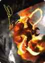 The Balrog, Durin's Bane Art Card (Gold-Stamped Signature) [The Lord of the Rings: Tales of Middle-earth Art Series]