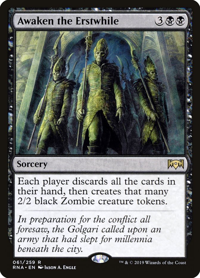 Awaken the Firstwhile [Ravnica Allegiance] 