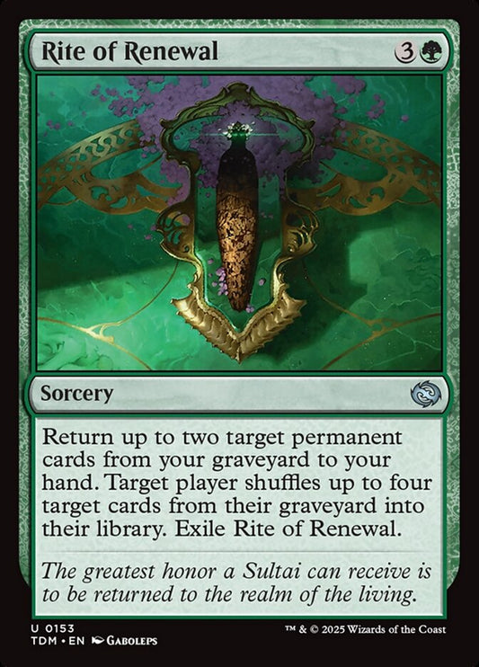 Rite of Renewal [Tarkir: Dragonstorm]