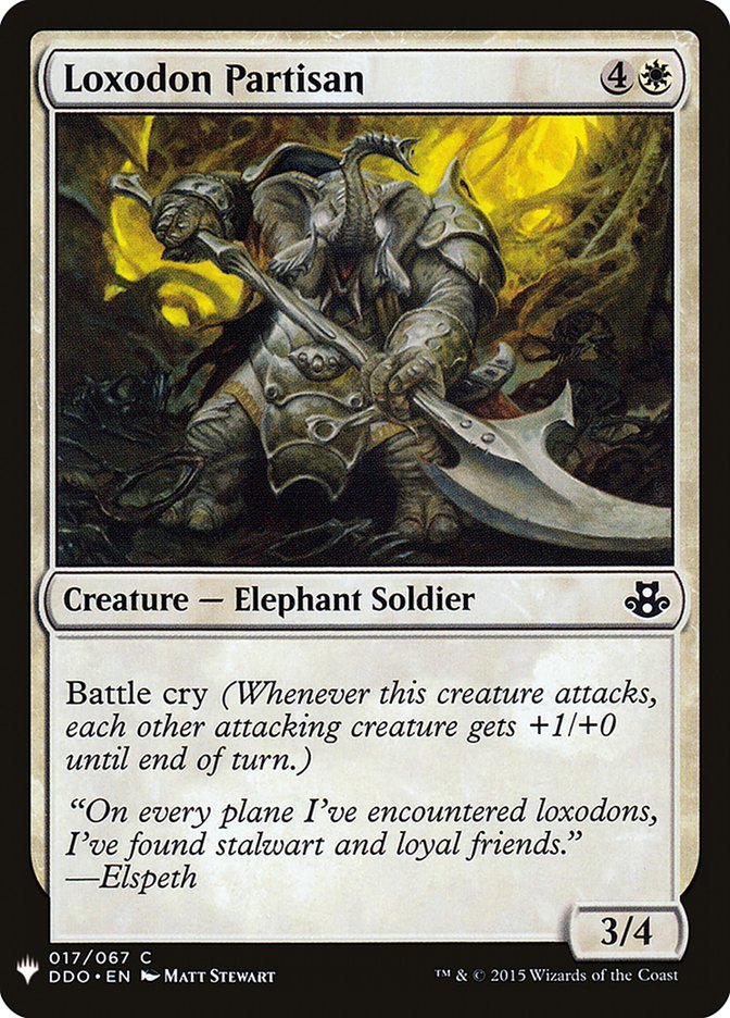 Loxodon Partisan [Mystery Booster] 