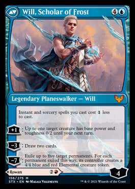 Rowan, Scholar of Sparks // Will, Scholar of Frost [Strixhaven: School of Mages] - Español