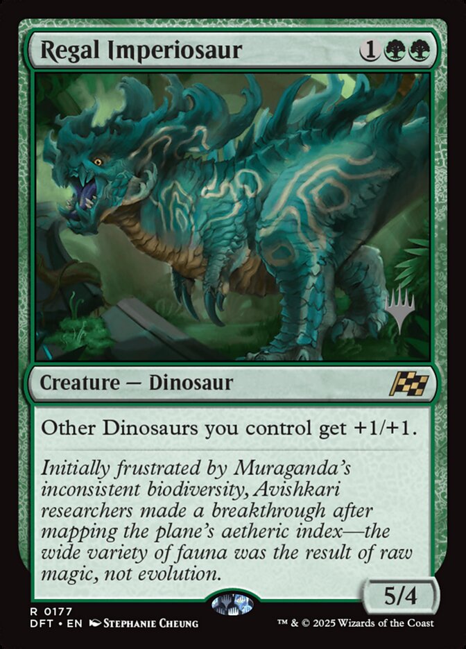 Regal Imperiosaur (Promo Pack) [Aetherdrift Promos]