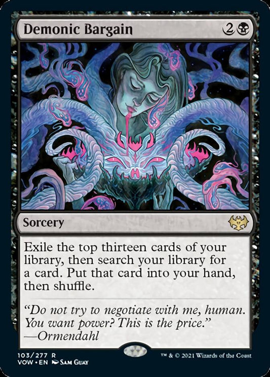 Demonic Bargain [Innistrad: Crimson Vow] - Español