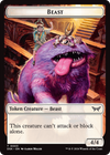 Beast Token [Duskmourn: House of Horror Tokens]