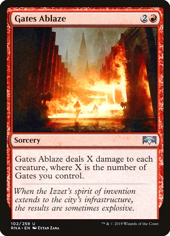 Gates Ablaze [Ravnica Allegiance] 