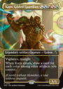 Karn, Gilded Guardian (Borderless) [Reality Fracture]