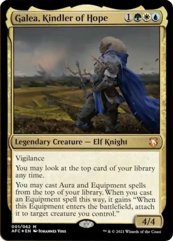Galea, Kindler of Hope (Display Commander) [Dungeons &amp; Dragons: Adventures in the Forgotten Realms Commander] 