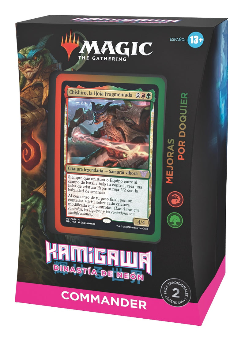 Mtg Pack Mazos Commander Kamigawa Neon Dynasty Español