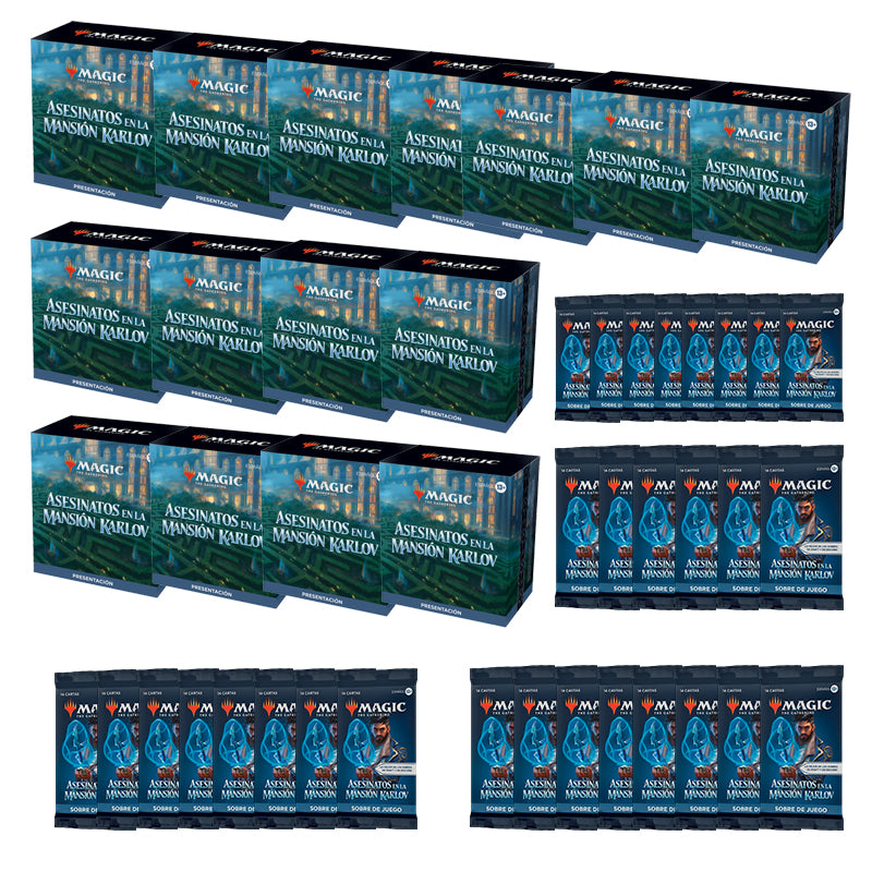 Mtg Combo 15 Kits Prerelease At Home – Mansión Karlov – Español
