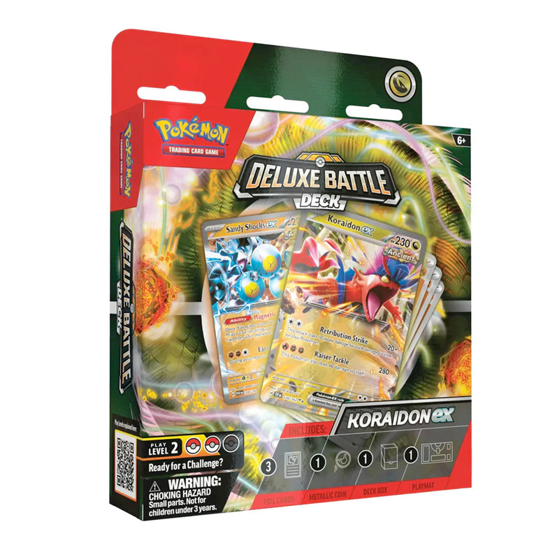 Pokémon - Miraidon/Koraidon ex Deluxe Battle Deck - Ingles & Español