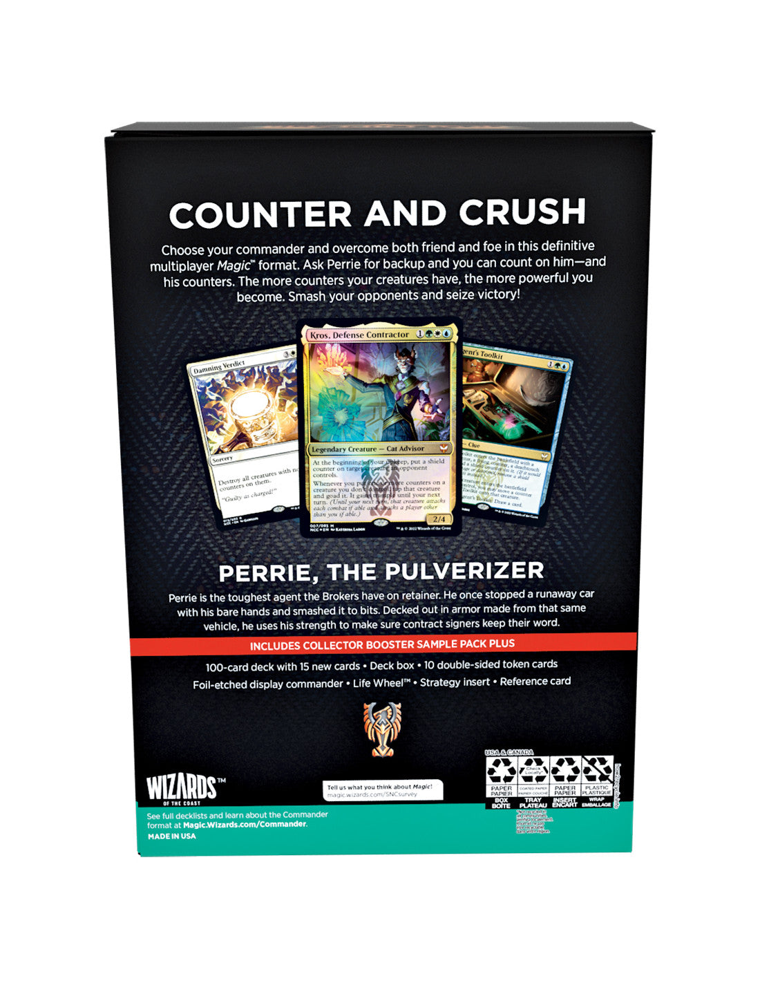 MTG Commander Deck Streets of New Capenna - Bedecked Brokers - Ingles