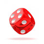 OAKIE DOAKIE DICE DADOS D6 12 MM TRANSLUCENT - RED (36)