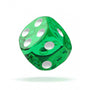 OAKIE DOAKIE DICE DADOS D6 12 MM TRANSLUCENT - GREEN (36)