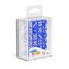 OAKIE DOAKIE DICE DADOS D6 12 MM TRANSLUCENT - BLUE (36)