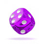 OAKIE DOAKIE DICE DADOS D6 12 MM TRANSLUCENT - PURPLE (36)