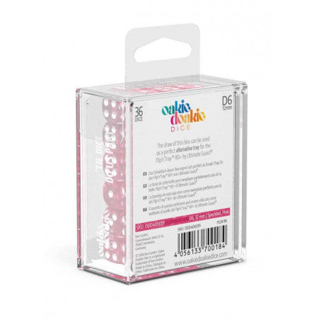 OAKIE DOAKIE DICE DADOS D6 12 MM SPECKLED - ROSA (36)