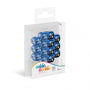 OAKIE DOAKIE DICE DICE D6 12 MM MÁRMOL / GEMIDICE POSITIVO Y NEGATIVO - AZUL