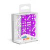 OAKIE DOAKIE DICE DADOS D6 16 MM TRANSLUCENT - PÚRPURA