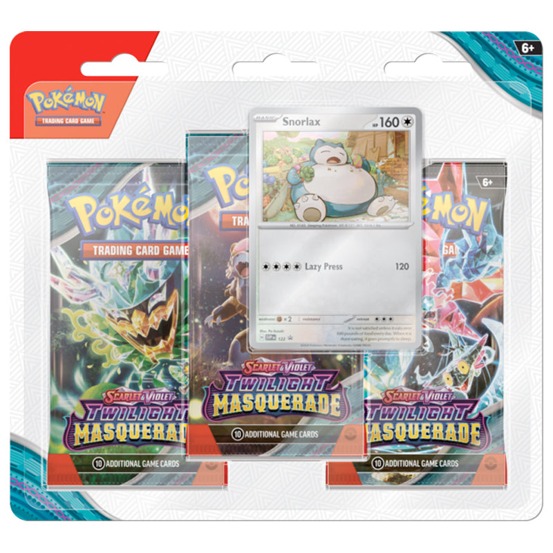 Pokémon - Scarlet & Violet Twilight Masquerade - 3-Pack Blister - Ingles