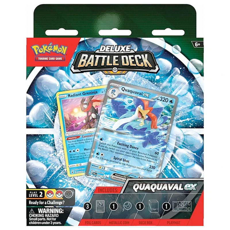 Pokémon Deluxe Battle Deck Meowscarada/Quaquaval Ex - Ingles