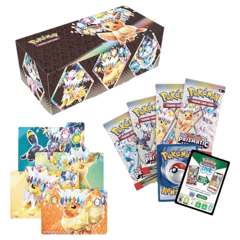Pokémon - Prismatic Evolutions - Surprise Box - Ingles & Español