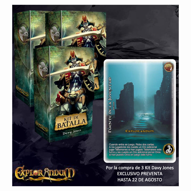 Kit De Batalla Davy Jones Promo x 3