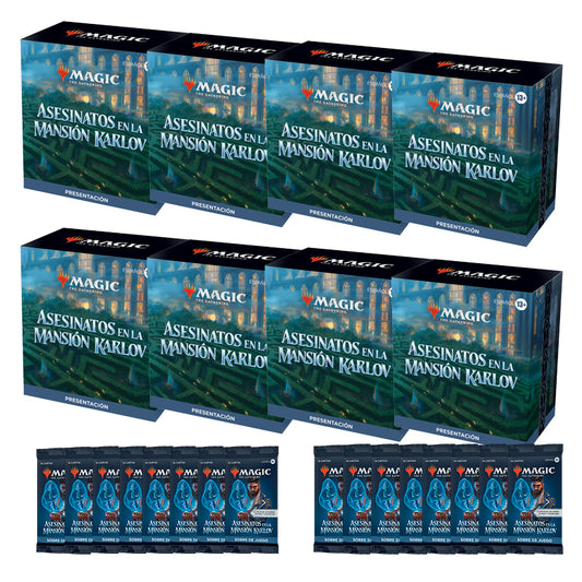Mtg Combo 8 Kits Prerelease At Home – Mansión Karlov – Español