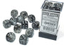DADOS CHESSEX BOREALIS LUMINARY LIGHT SMOKE/SILVER D6 16MM