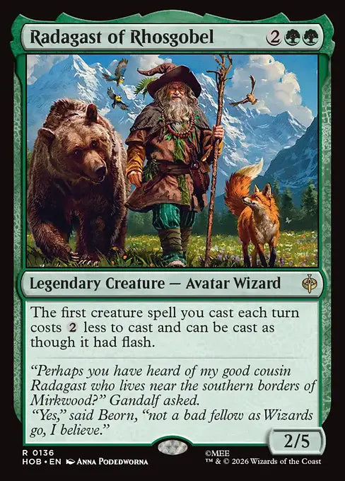 Radagast of Rhosgobel [The Hobbit]