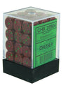 DADOS CHESSEX 12 MM STRAWBERRY SPECKLED