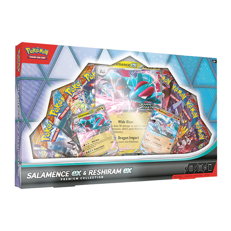 Pokémon - Salamence ex & Reshiram ex Premium Collection - Ingles