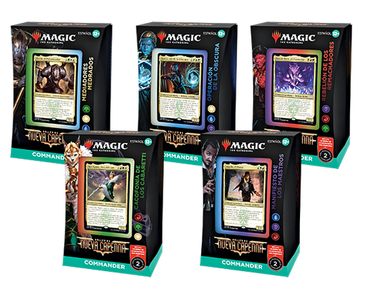 Mtg Pack 5 Commander Street Of New Capenna - Español