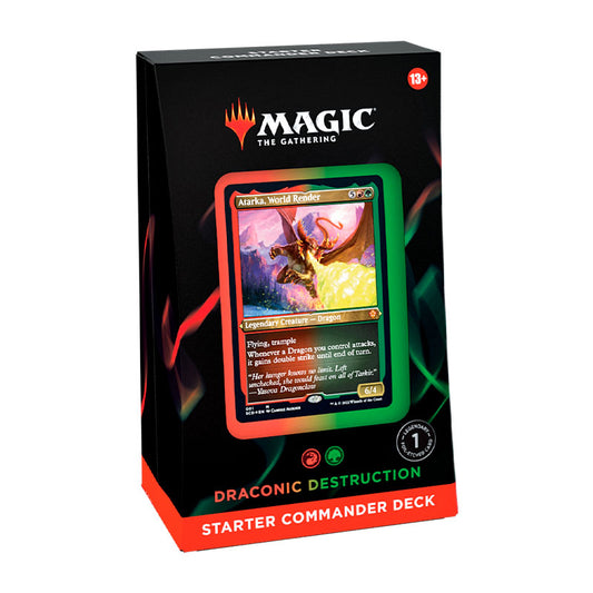 Mtg Starter Commander Deck Draconic Destruction - Ingles